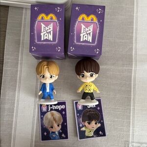 McDonalds BTS Tiny Tan J Hope and Jin